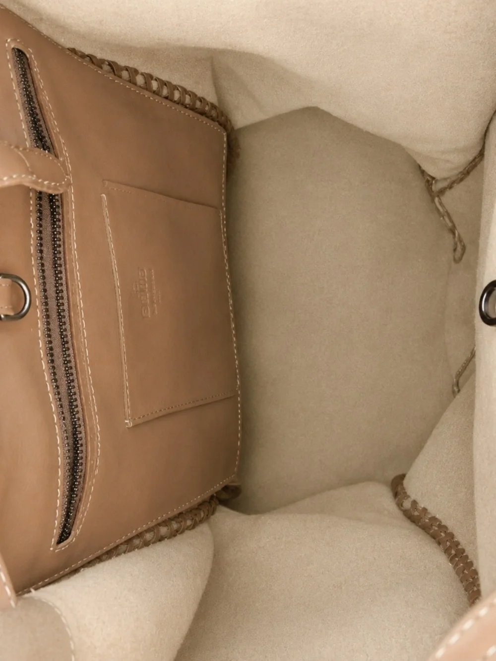 NWT Callista Crafts Signature Leather Tan‎ Oak Backpack